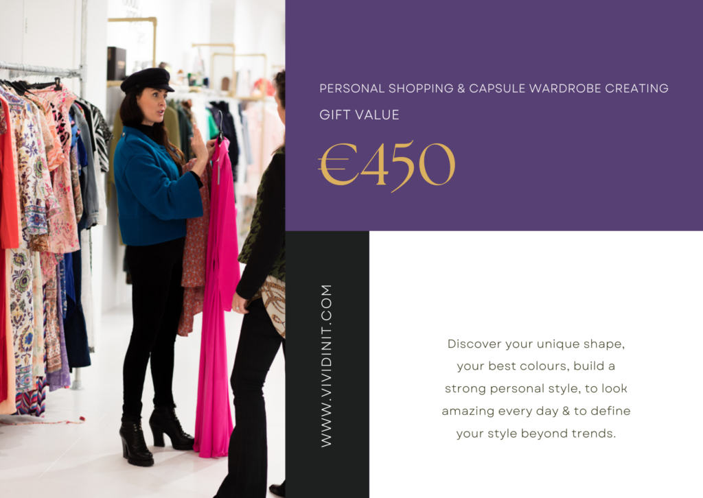 Personal shopping gift voucher 450euros